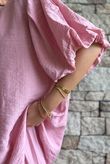 Randles Puff Sleeve Blouse Indian Pink